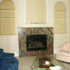 arch casing crown with cabinets