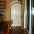 door with arch casing and moulding